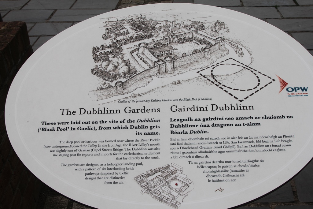 Historical Layout Showing Location of Garden